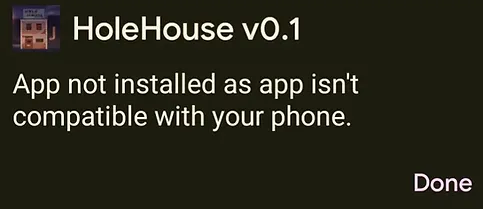 App Isn't Compatible With Your Phone